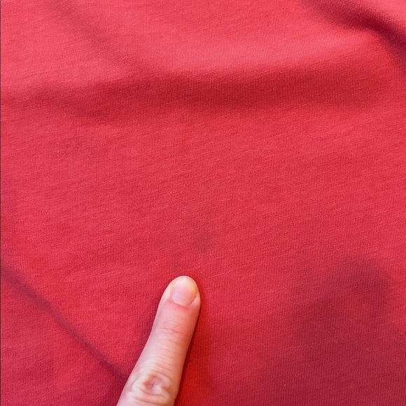 Lululemon Tank Red Yellow Contrast Muscle Tee Size Large - Picture 2 of 4